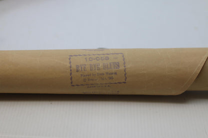 Vintage QRS Player Piano Roll 10-058 Bye Bye Blues Dick Watson 1930 w Box