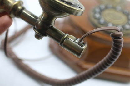 Wood Retro Telephone European Antique Telephone Fashion Creative Landline