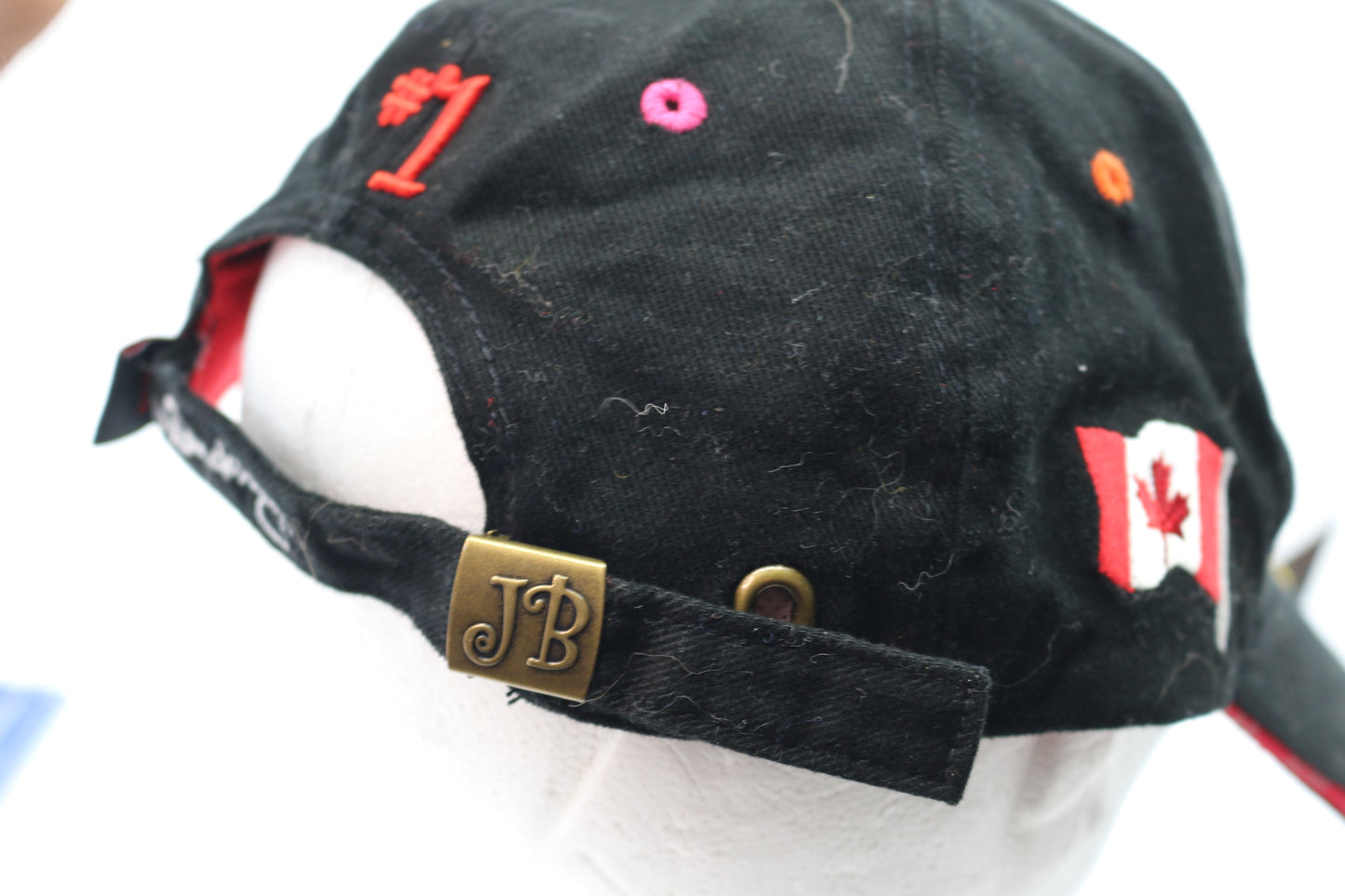 VTG Y2k 2000s JELLY BELLY Racing Candy Car Black Strapback Hat Cap