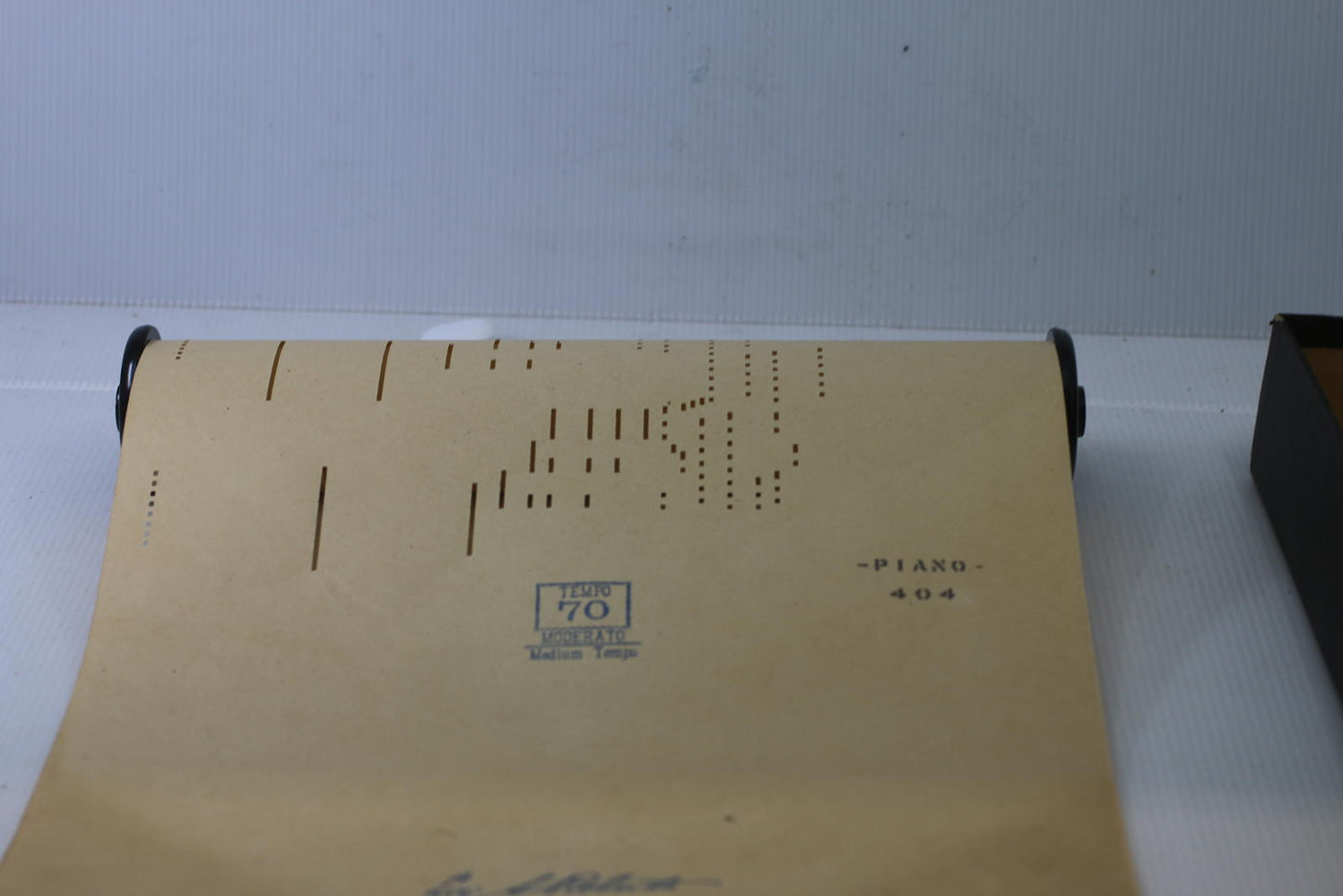 1917 QRS Autograph Word Roll 404 “Are You From Heaven” Player Piano Roll w/ Box