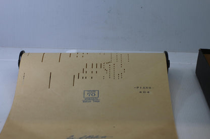 1917 QRS Autograph Word Roll 404 “Are You From Heaven” Player Piano Roll w/ Box