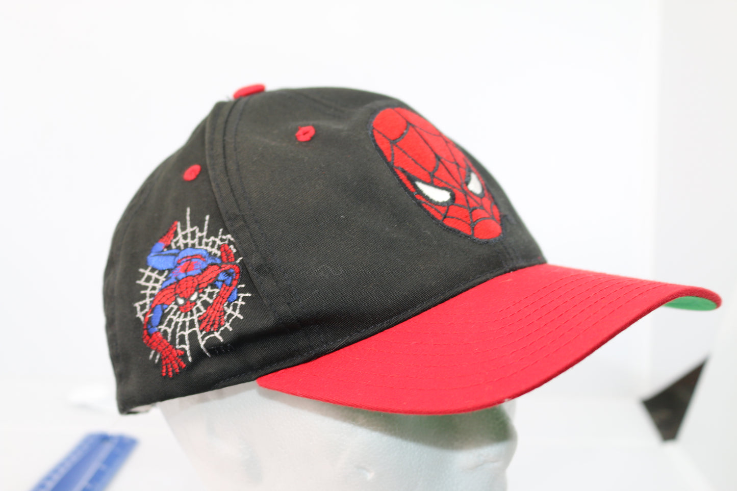 VTG Spider-Man American Needle Embroided Snapback Hat 1994 Marvel RARE USED