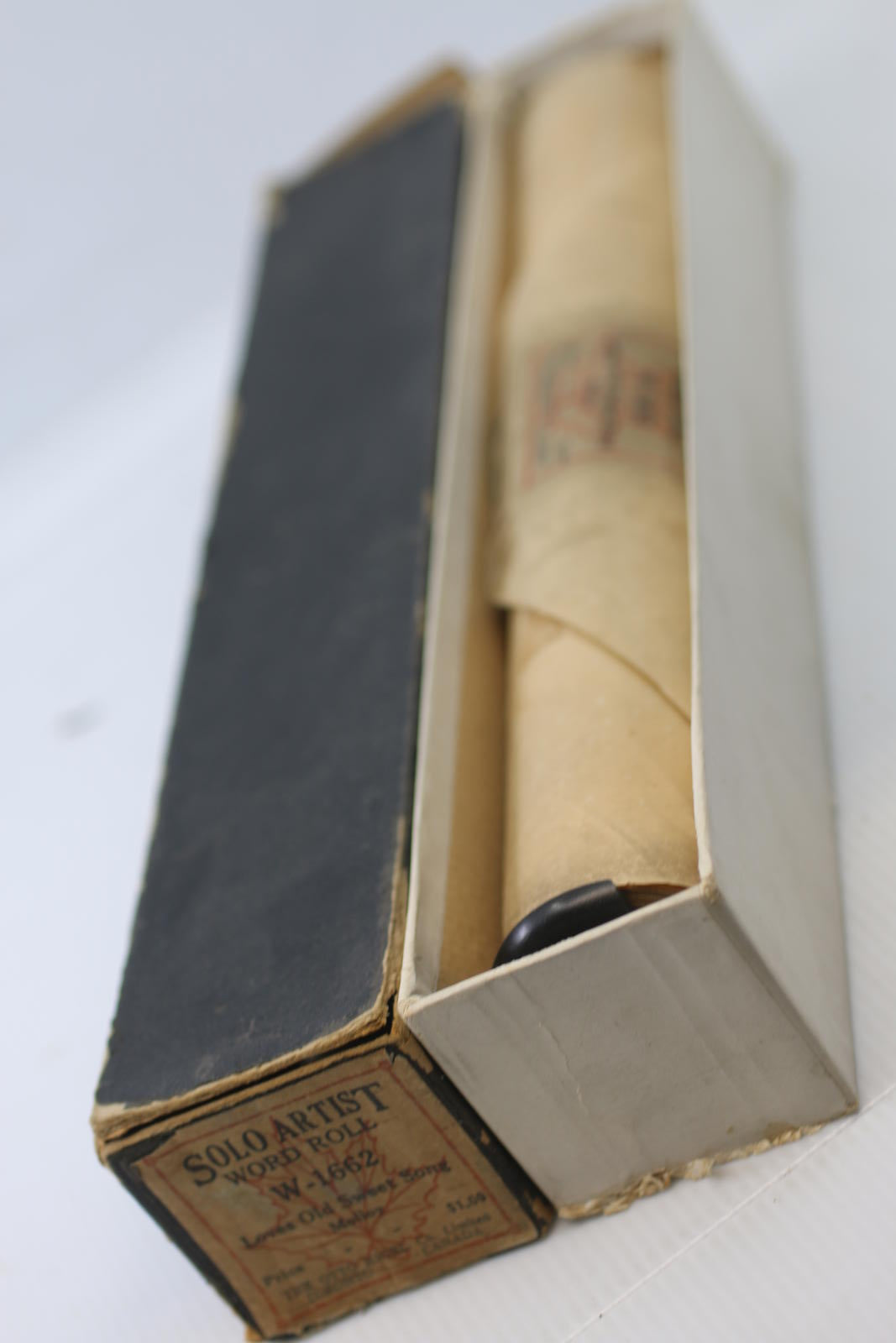Antique Solo Artist Word Roll W-1662 Loves Old Sweet Song Molloy Player Piano