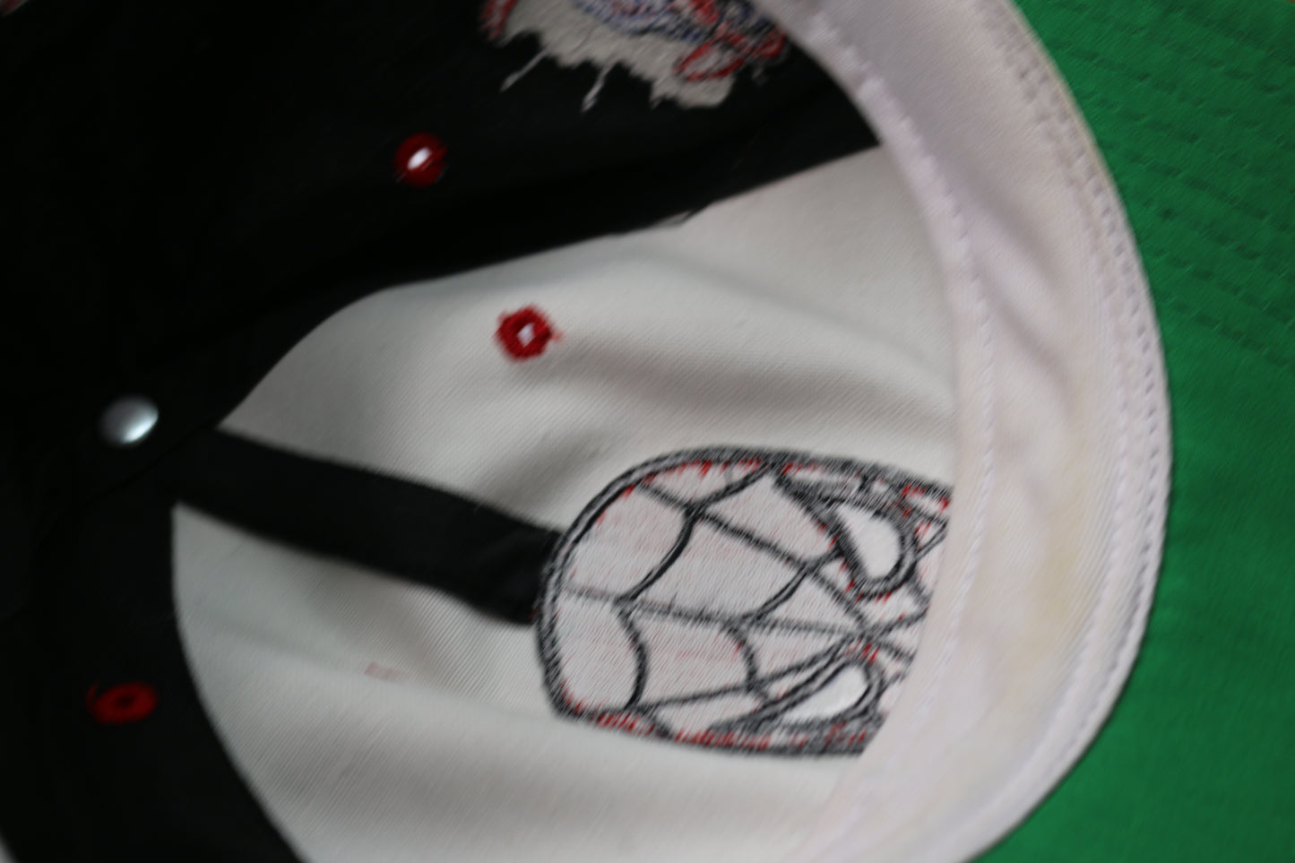 VTG Spider-Man American Needle Embroided Snapback Hat 1994 Marvel RARE USED