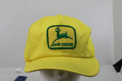 Vintage John Deere Snapback Louisville Trucker Mesh Snapback Patch Hat Cap USA