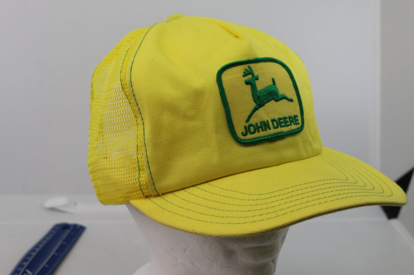 Vintage John Deere Snapback Louisville Trucker Mesh Snapback Patch Hat Cap USA