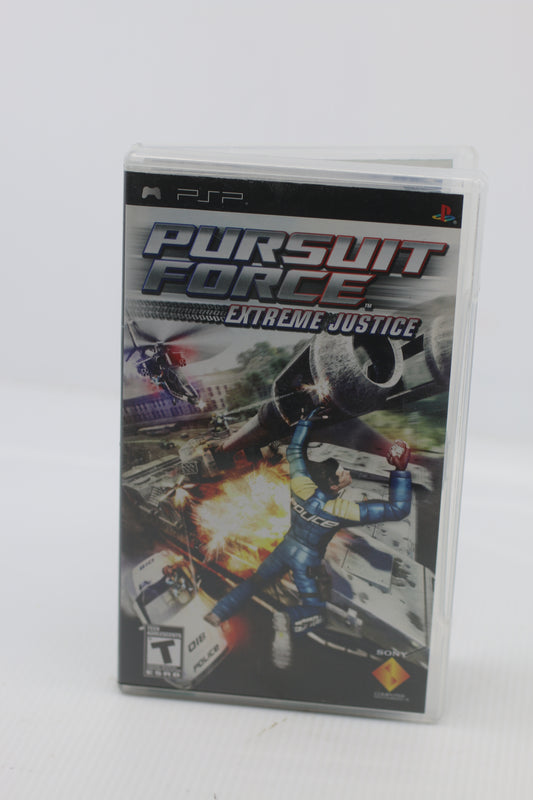 Pursuit Force: Extreme Justice (Sony PSP, 2008) CIB Complete in box Video game