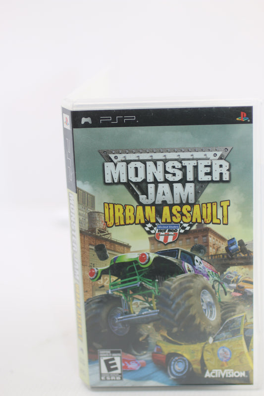 Monster Jam: Urban Assault (Sony PSP, 2008) *CIB w/manual Video game