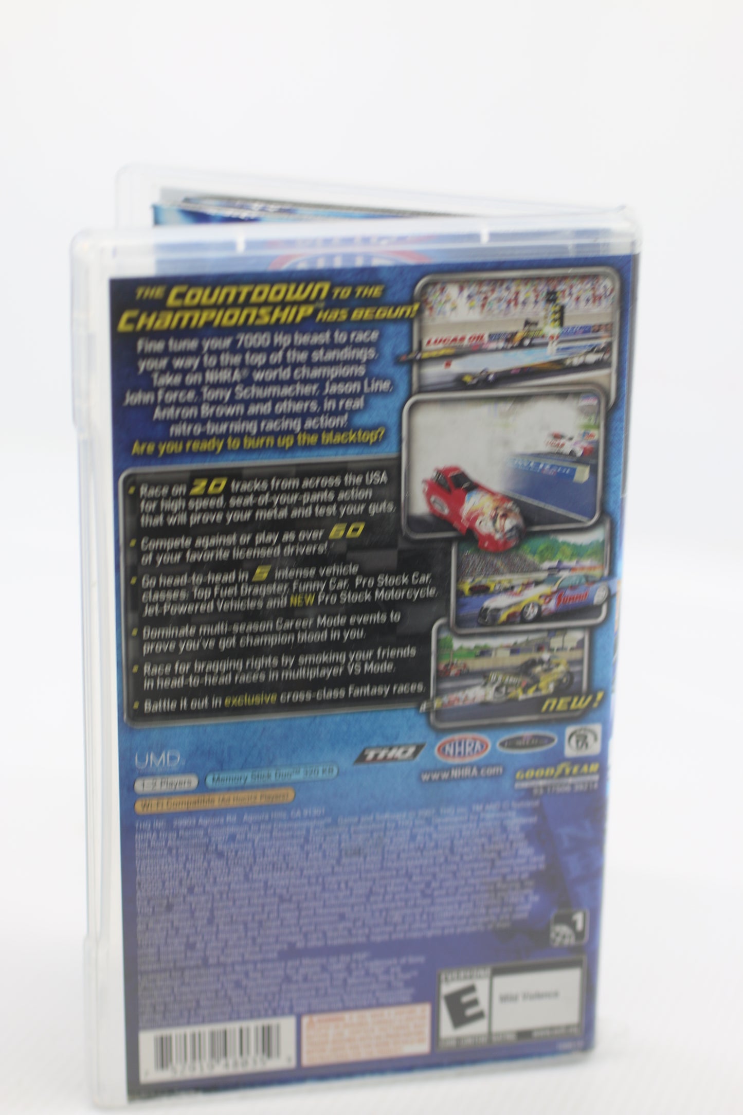 NHRA Drag Racing Countdown To The Championship (Sony PSP, 2007) Complete