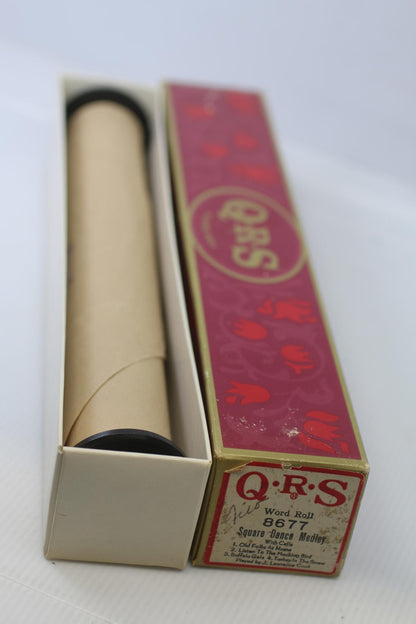 Vintage QRS Word Roll 8677 Square Dance Medley Player Piano Roll 88 Note