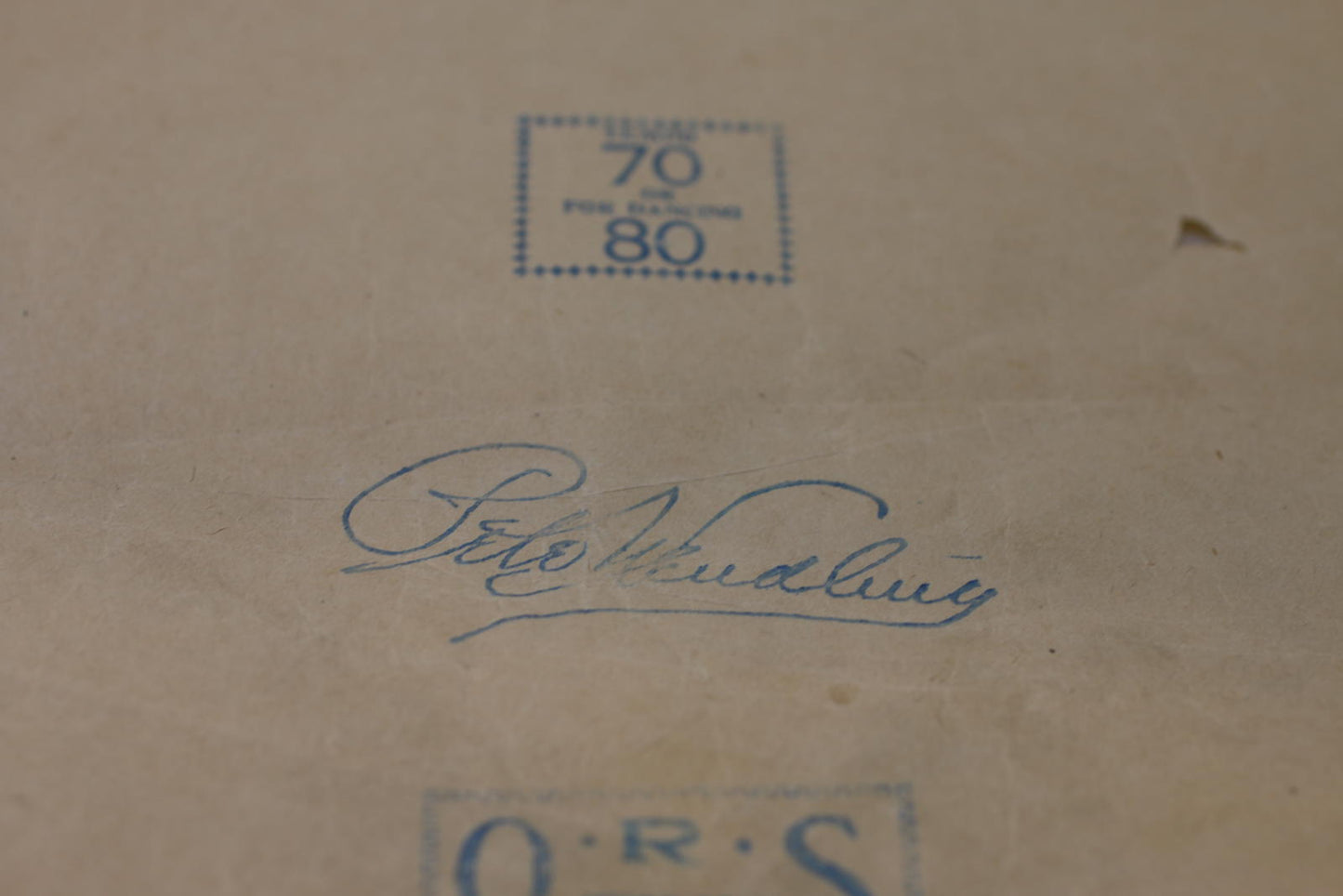 Vintage QRS Word Roll 1275 Sweet Mamma Fox Trot Player Piano Roll 1920