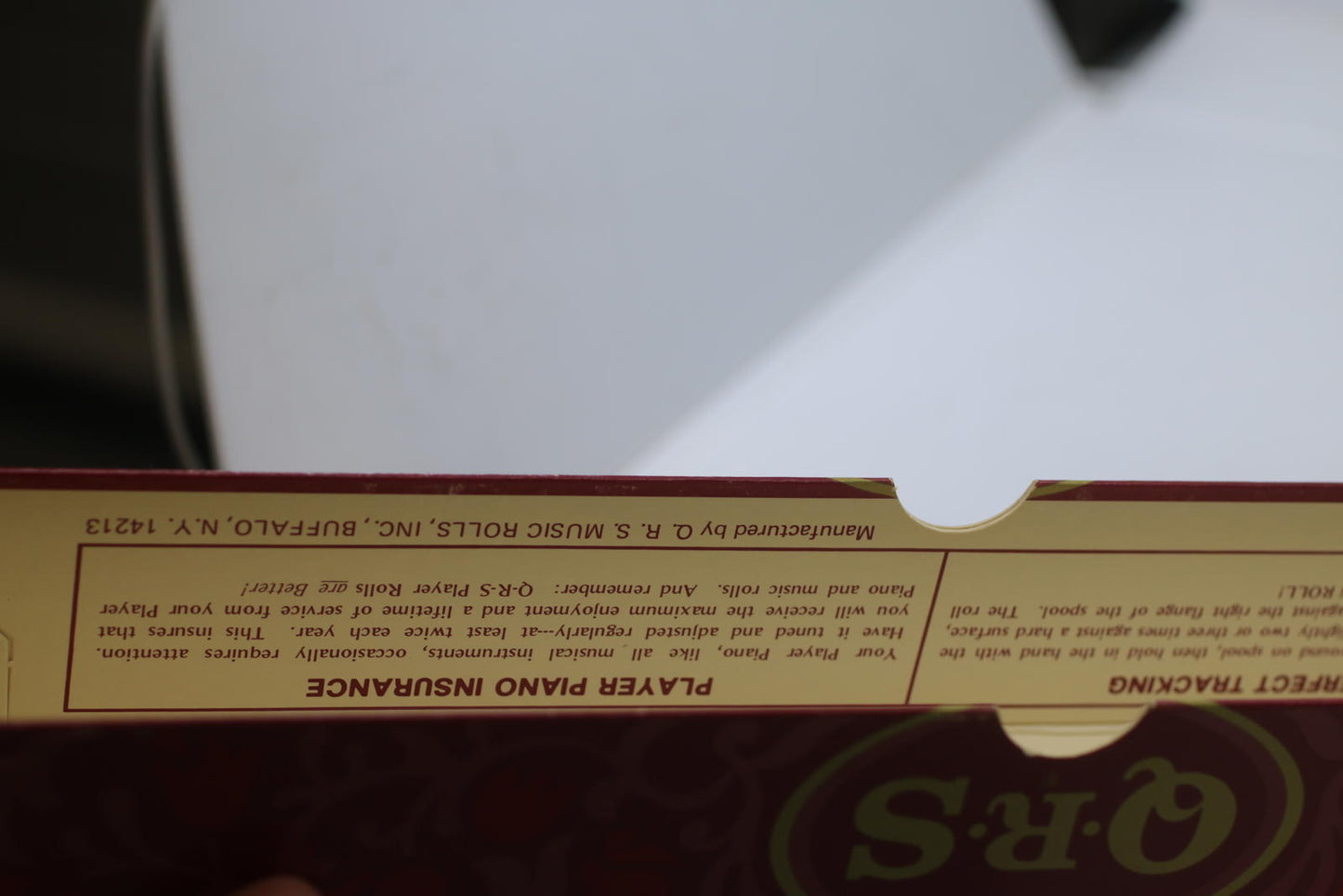 Vintage QRS Word Roll CU-404 L'Amour Pardonne Player Piano Roll Hilda Myers