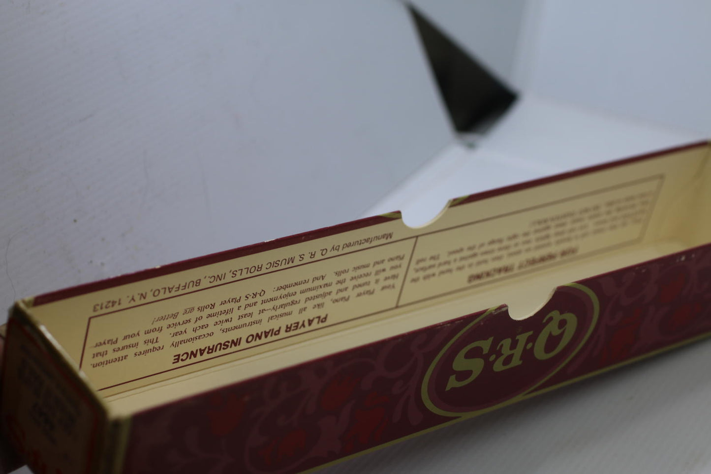QRS Player Piano Roll 4647 I Get The Blues When It Rains w/ Box Vintage