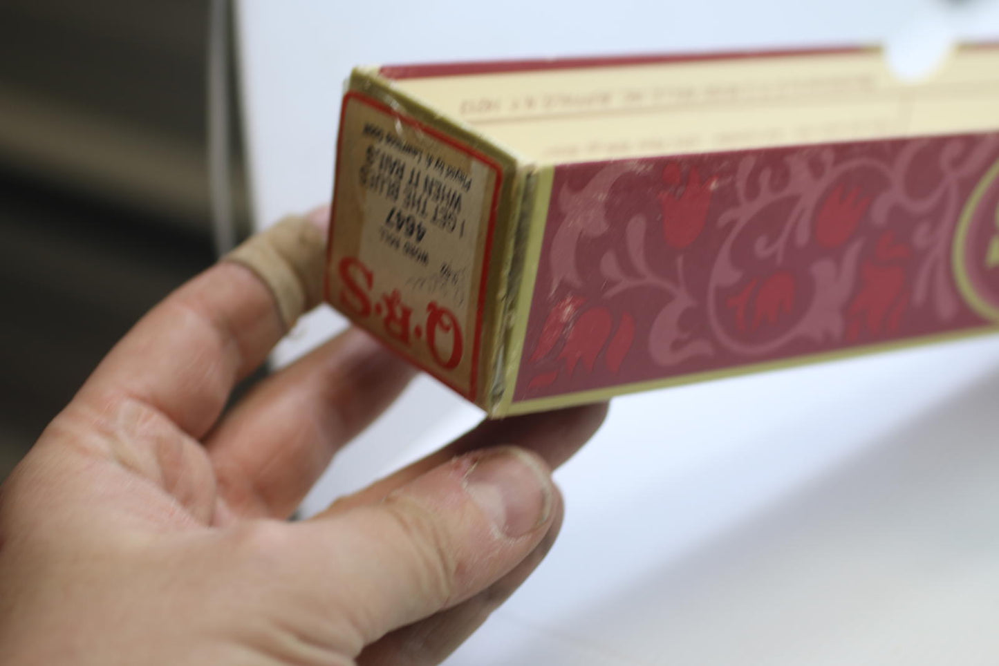 QRS Player Piano Roll 4647 I Get The Blues When It Rains w/ Box Vintage