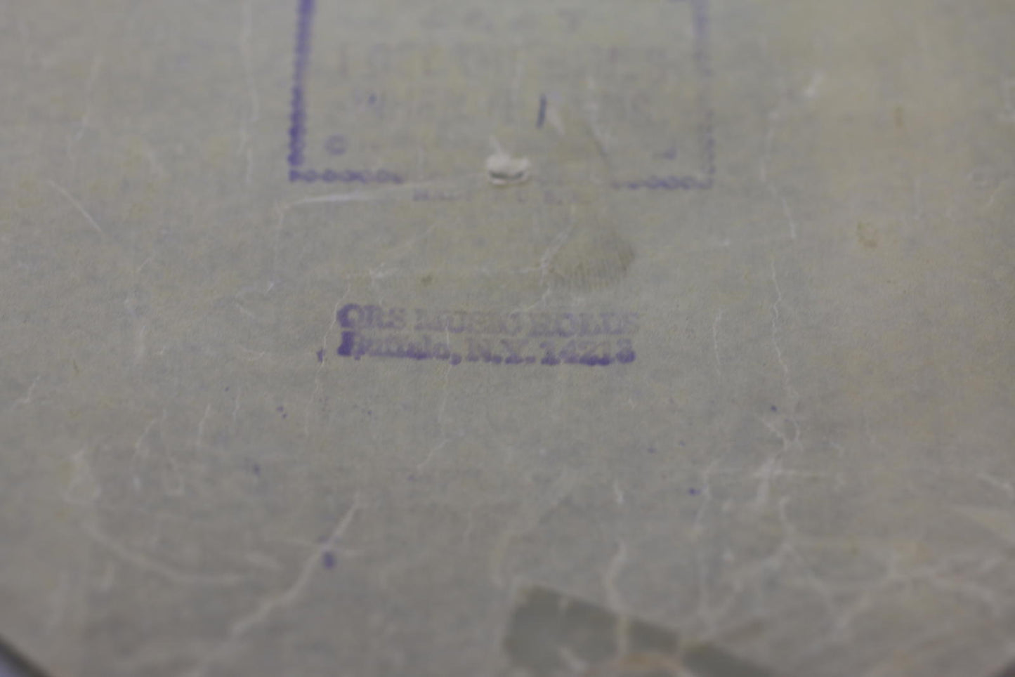 QRS Player Piano Roll 4647 I Get The Blues When It Rains w/ Box Vintage