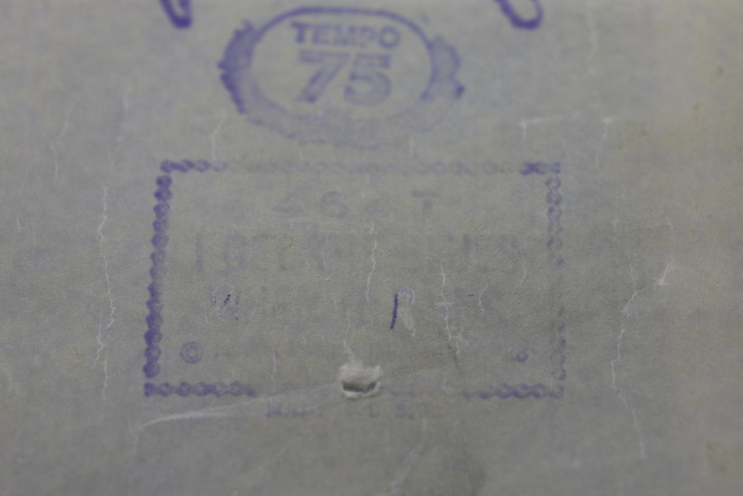QRS Player Piano Roll 4647 I Get The Blues When It Rains w/ Box Vintage