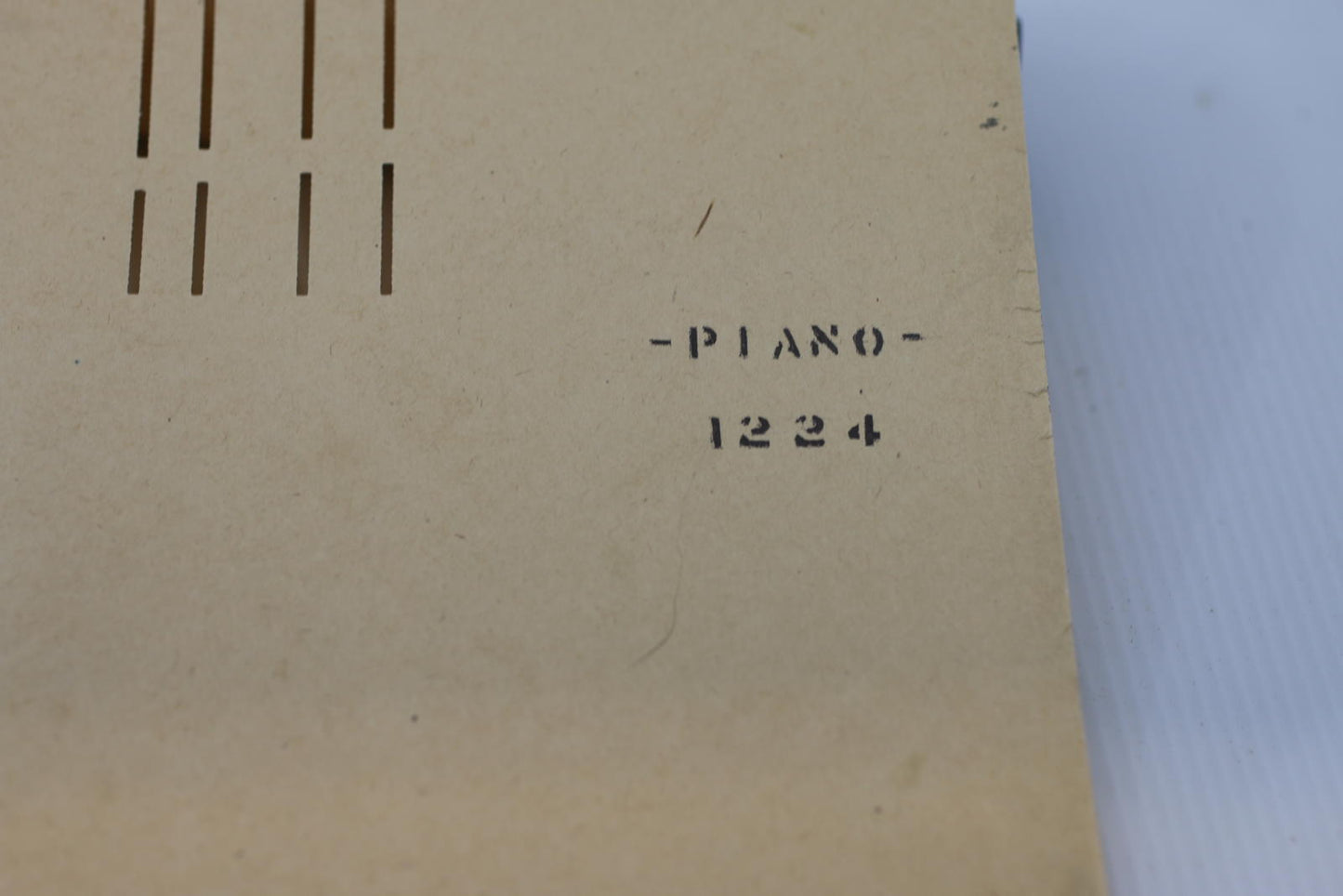 QRS Player Piano Word Roll 1224 Down The Trail To Home Sweet Home w/ Box