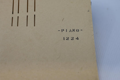 QRS Player Piano Word Roll 1224 Down The Trail To Home Sweet Home w/ Box