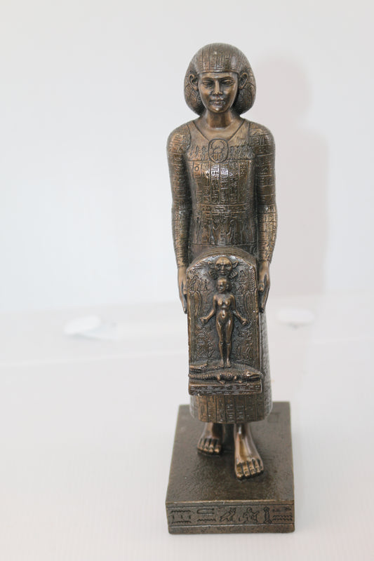Vintage healing statue ancient egyptian zemeno figurine