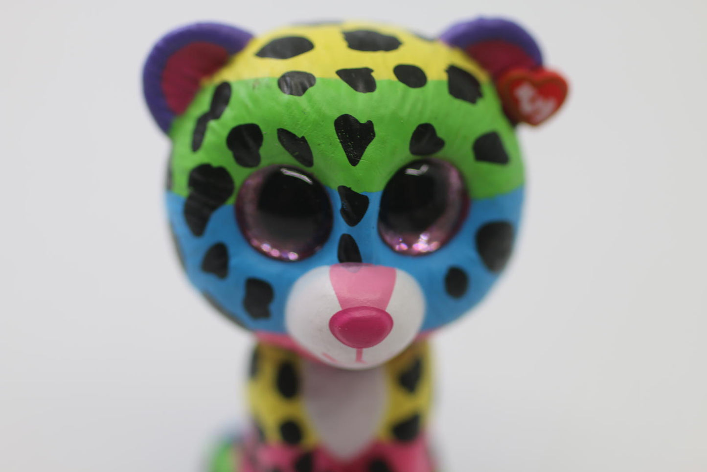 TY Series 1 Beanie Boos Mini 2 inch Collectible Hand paint Dotty Leopard *Chase*