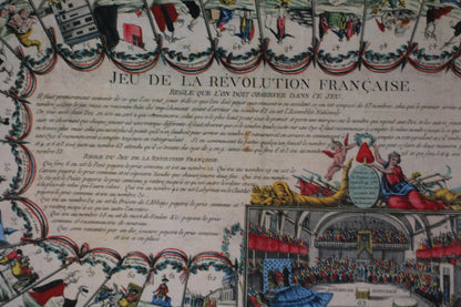 GEO Map – Révolution Française” Antique-Style Print (1979 Reproduction)