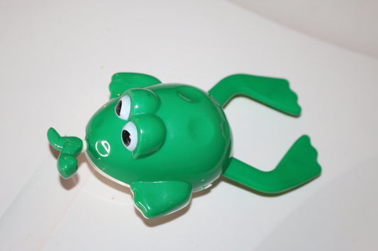 6" Pull-String Frog for Bath Toy action figure plastic