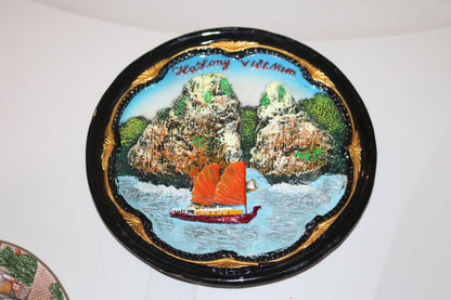 Ha long VIETNAM TOURIST SOUVENIR WALL HANGING PLATE 5"