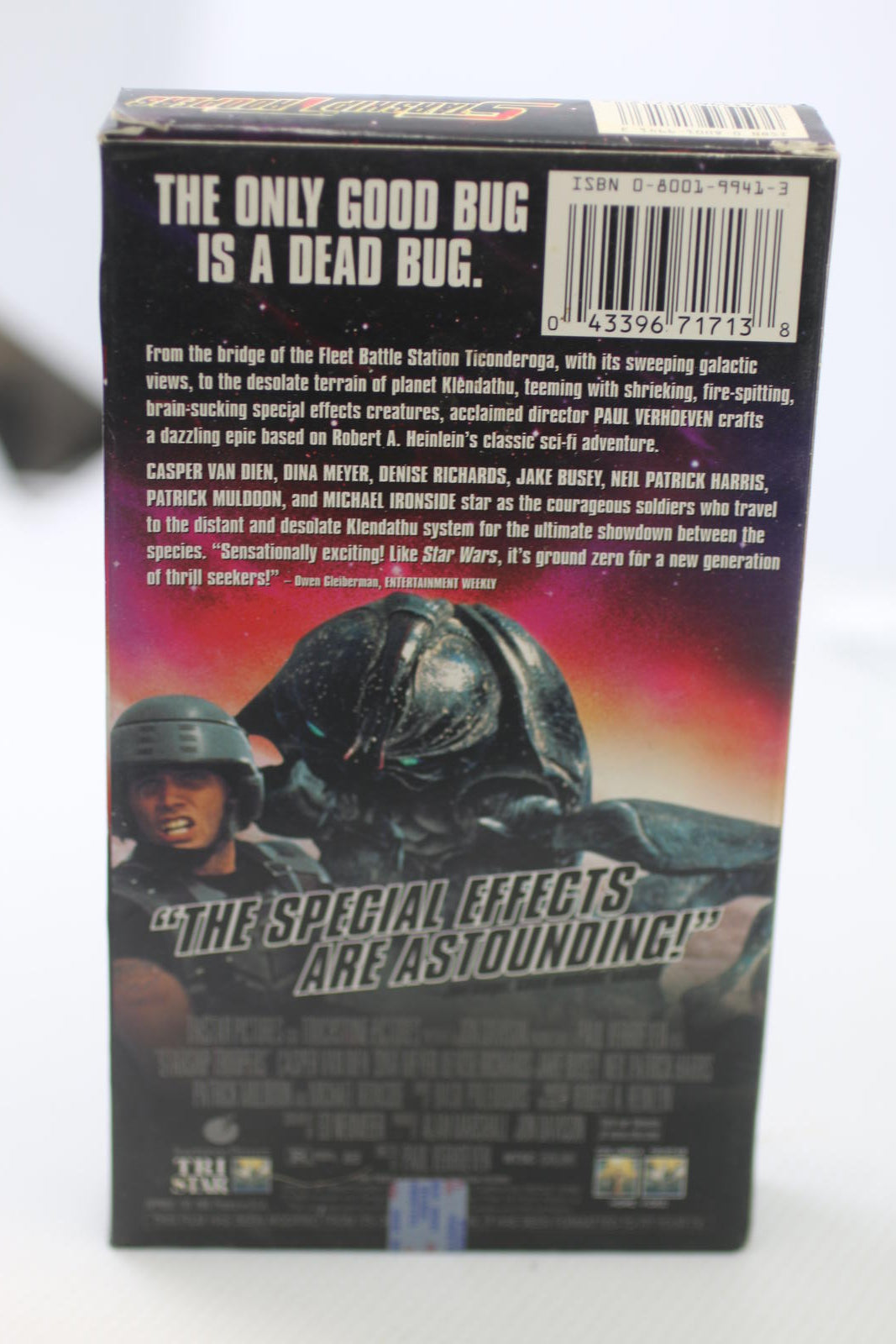 Vintage Starship Troopers VHS Tape Movie