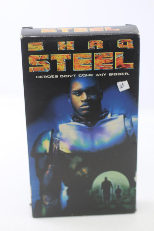 Vintage Shaq Steel VHS Movie Tape Heroes don't come any bigger