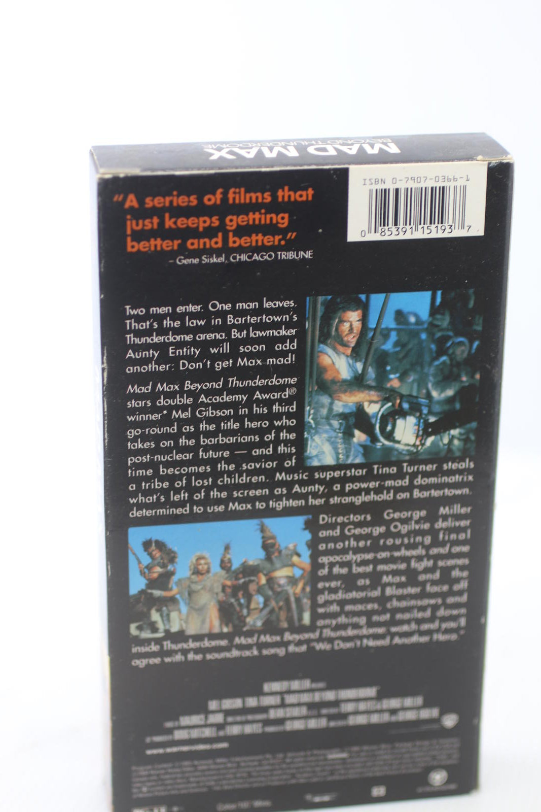 Mad Max Beyond Thunderdome Vintage VHS Movie Tape