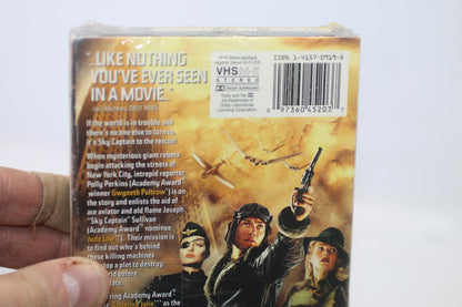 Sky Captain and the World of Tomorrow VHS Vintage movie Tape Sealed