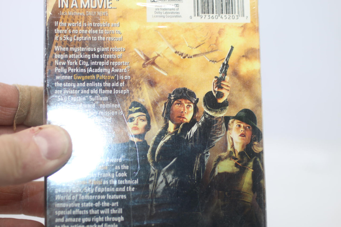 Sky Captain and the World of Tomorrow VHS Vintage movie Tape Sealed