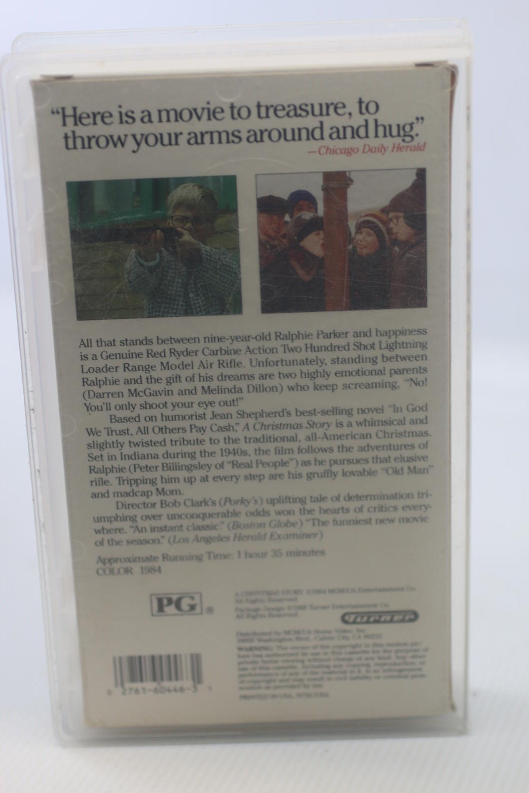 A Christmas Story VHS Tape Vintage movie with plastic protector