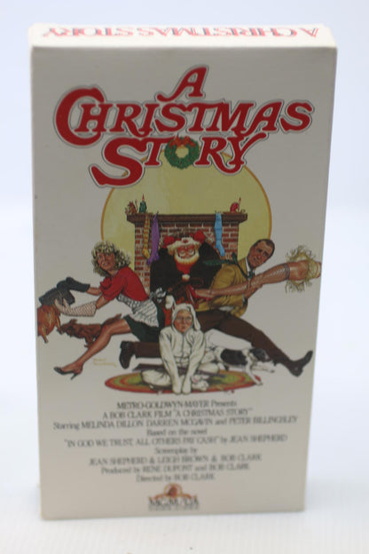 A Christmas Story VHS Tape Vintage movie with plastic protector