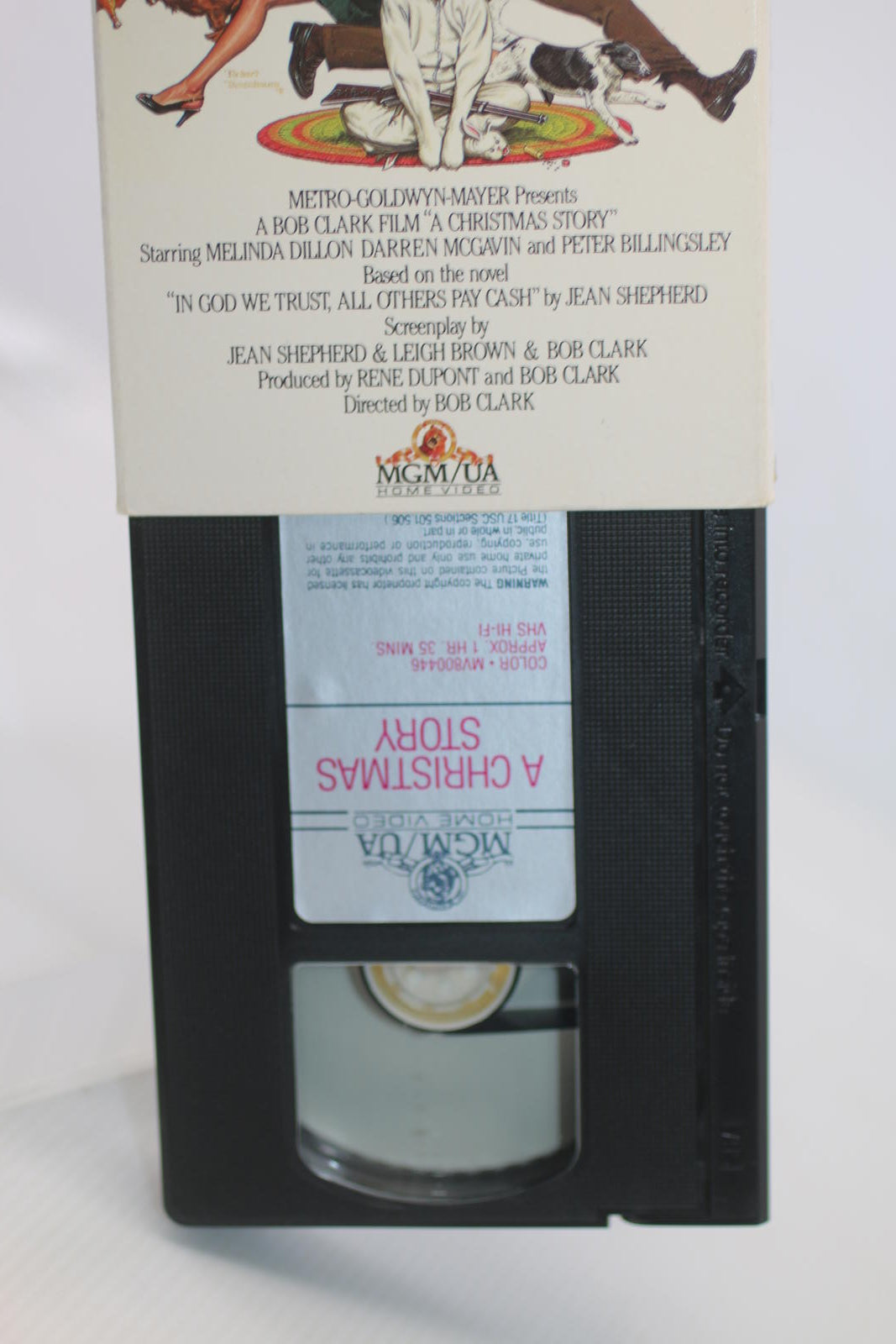 A Christmas Story VHS Tape Vintage movie with plastic protector