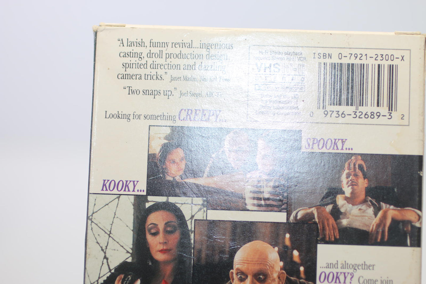 The Addams Family VHS Tape vINTAGE MOVIE WEIRD OS RELATIVE