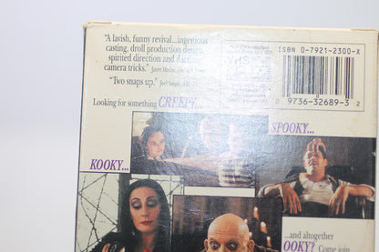 The Addams Family VHS Tape vINTAGE MOVIE WEIRD OS RELATIVE