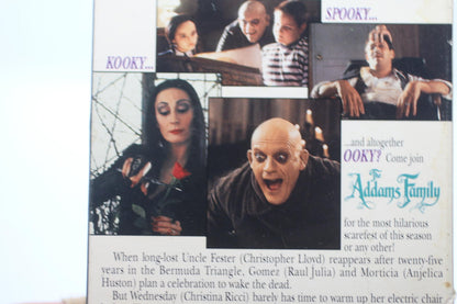 The Addams Family VHS Tape vINTAGE MOVIE WEIRD OS RELATIVE
