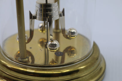 Vintage Miniature 6" German-made Johnnid Wind up Dome Clock / Working