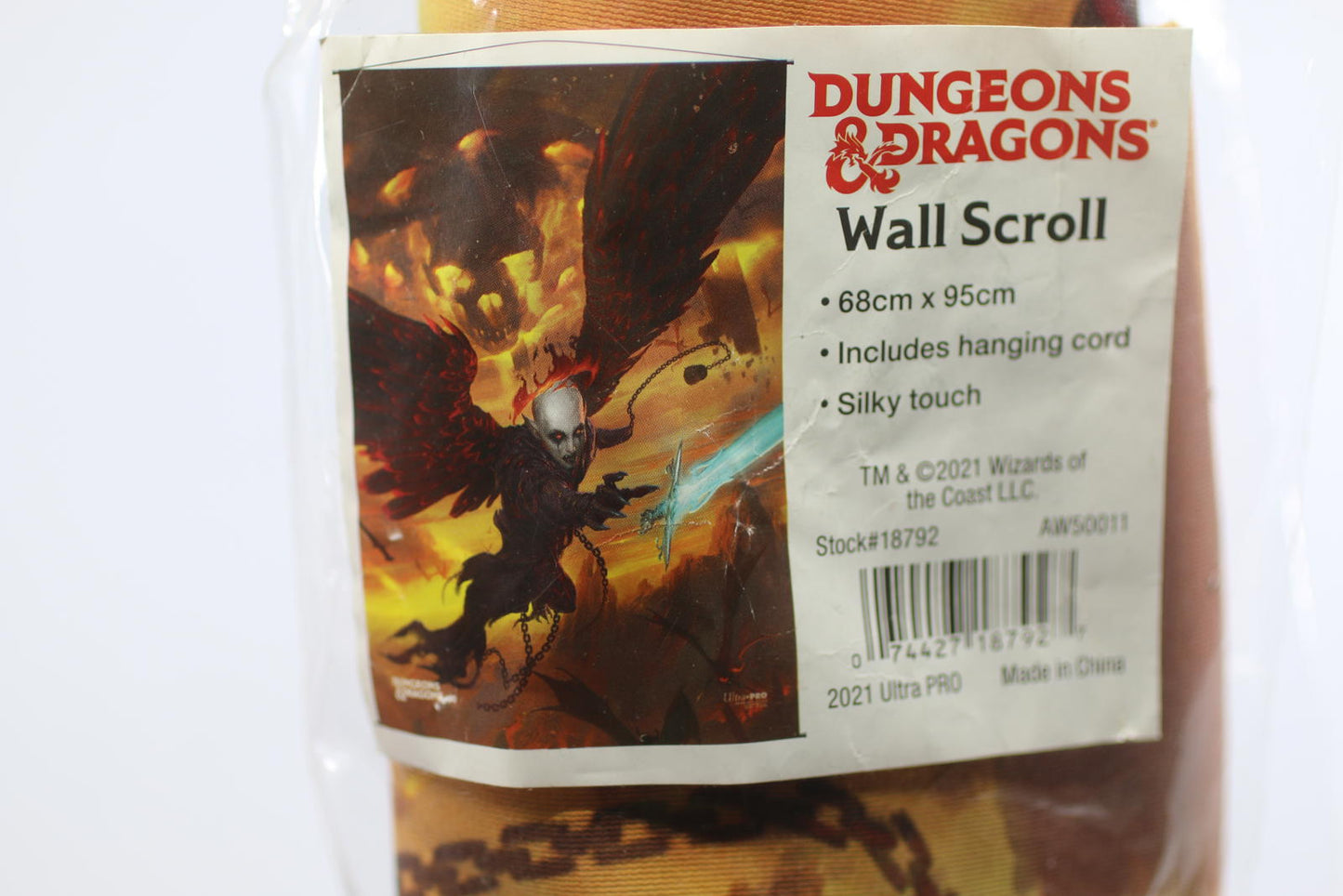 Dungeons & Dragons Wall Scroll Ultra Pro 68x95 Fantasy Poster RPG Never Unrolled