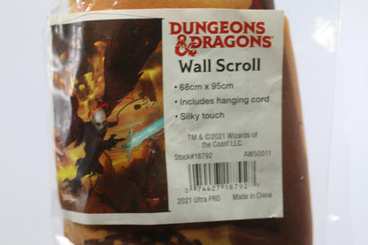 Dungeons & Dragons Wall Scroll Ultra Pro 68x95 Fantasy Poster RPG Never Unrolled