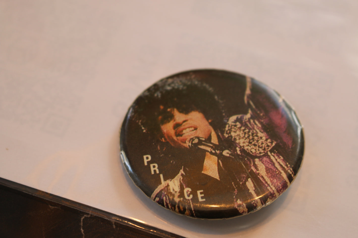 Prince Pop Original VINTAGE Music Button Pinback