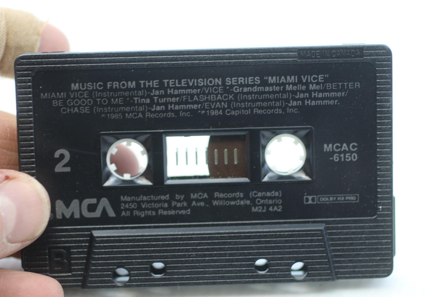 Miami Vice Original Soundtrack Cassette Tape vINTAGE MUSIC
