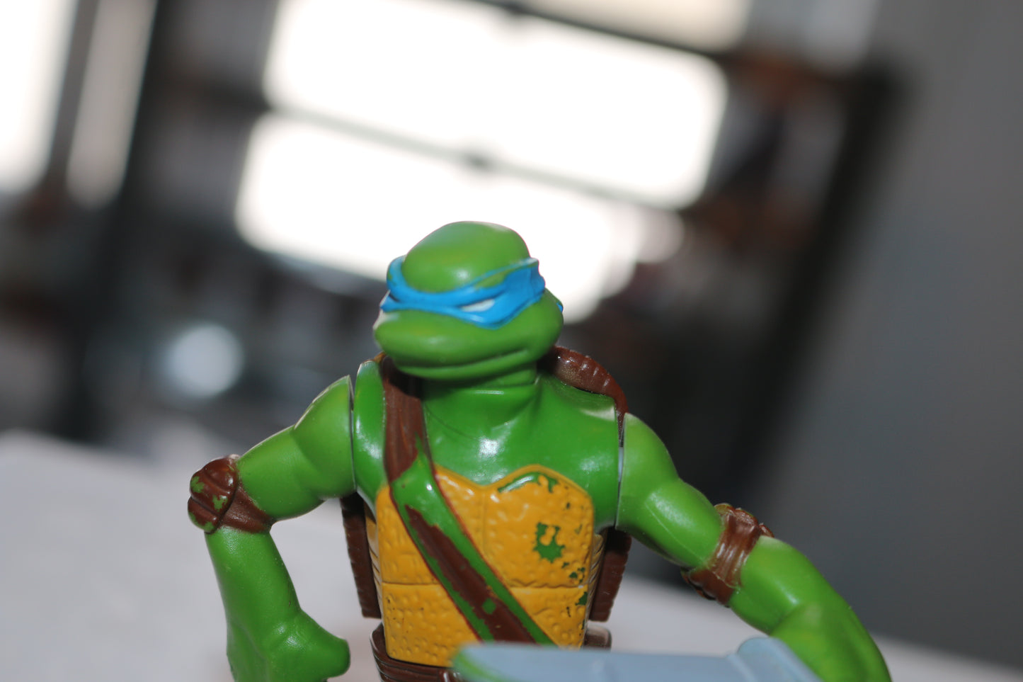 McDonald's TMNT 2007 Happy Meal Fighting Leonardo Figure