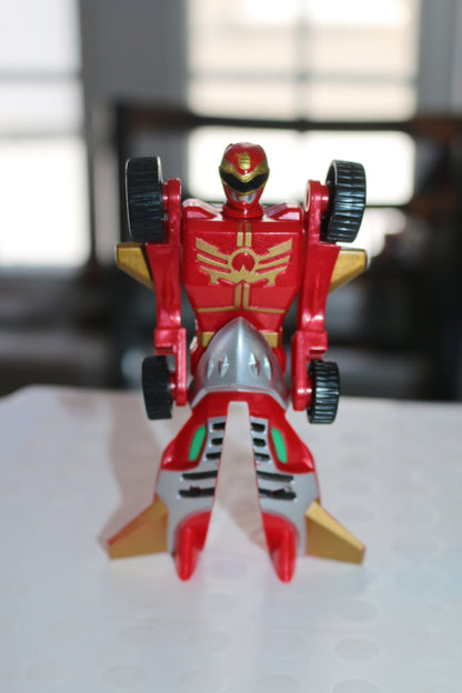 SCG PR Power Rangers Red Power Ranger Transformer Car Dragon Head Action Figure