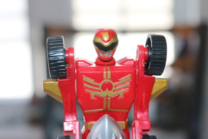 SCG PR Power Rangers Red Power Ranger Transformer Car Dragon Head Action Figure