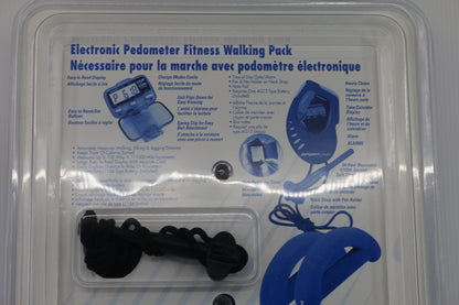 Sportline Fitness Walking Pack Talking Calorie Pedometer Hand Weights New Sealed