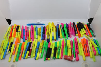 Huge lot Bulk Sharpie Marker stadtler bic Fluorescent YELLOW Highlighter