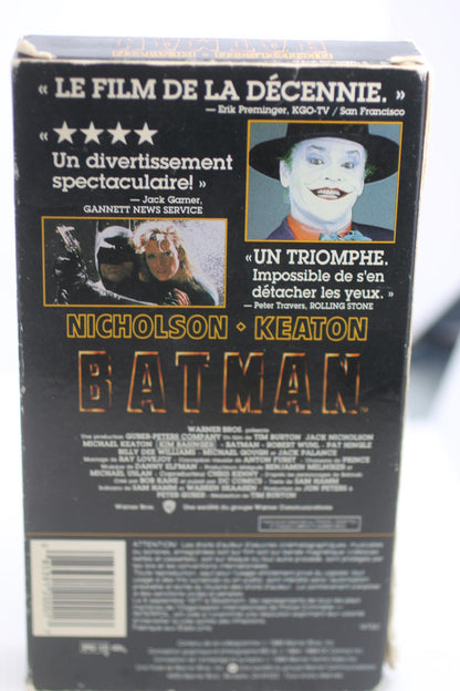 Vintage Batman VHS Movie Tape - Jack Nicholson & Michael Keaton