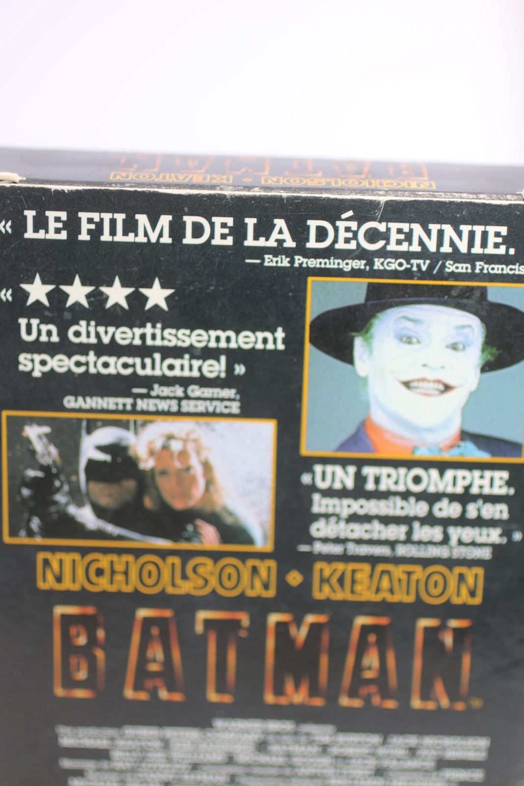 Vintage Batman VHS Movie Tape - Jack Nicholson & Michael Keaton